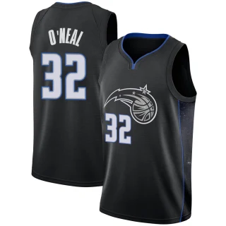 Men's Shaquille O'Neal Orlando Magic Black Swingman 2018/19 Jersey - City Edition