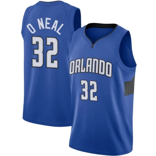 Men's Shaquille O'Neal Orlando Magic Royal Swingman Jordan Brand 2020/21 Jersey - Statement Edition