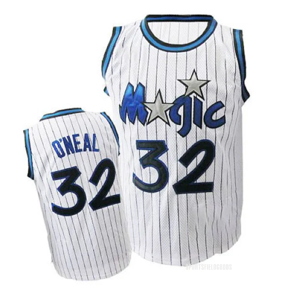 Men's Shaquille O'Neal Orlando Magic White Swingman Throwback Jersey