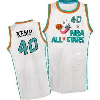 Men's Shawn Kemp Oklahoma City Thunder White Swingman 1996 All Star Throwback Jersey