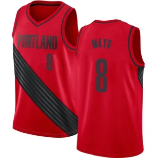 Men's Skylar Mays Portland Trail Blazers Red Swingman Jersey - Statement Edition