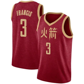 Men's Steve Francis Houston Rockets Red Swingman 2018/19 Jersey - City Edition