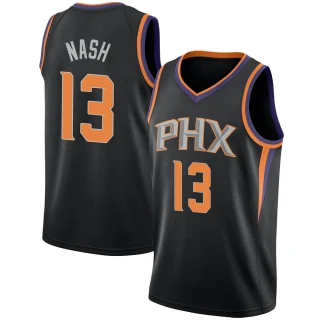 Men's Steve Nash Phoenix Suns Black Swingman Jersey - Statement Edition