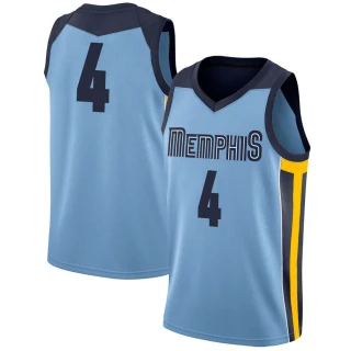 Men's Steven Adams Memphis Grizzlies Light Blue Swingman Jersey - Statement Edition