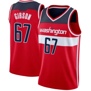 Men's Taj Gibson Washington Wizards Red Swingman Jersey - Icon Edition