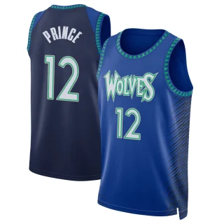 Men's Taurean Prince Minnesota Timberwolves Blue Swingman 2021/22 City Edition Jersey