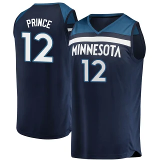 Men's Taurean Prince Minnesota Timberwolves Navy Fast Break Jersey - Icon Edition