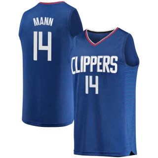 Men's Terance Mann Los Angeles Clippers Royal Fast Break Jersey - Icon Edition