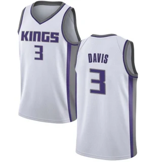 Men's Terence Davis Sacramento Kings White Swingman Jersey - Association Edition