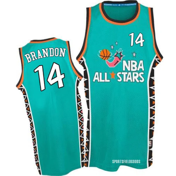 Men's Terrell Brandon Cleveland Cavaliers Light Blue Authentic 1996 All Star Throwback Jersey