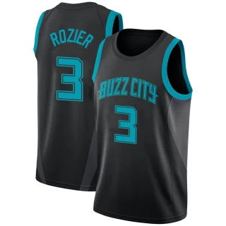 Men's Terry Rozier Charlotte Hornets Black Swingman Jordan Brand 2018/19 Jersey - City Edition