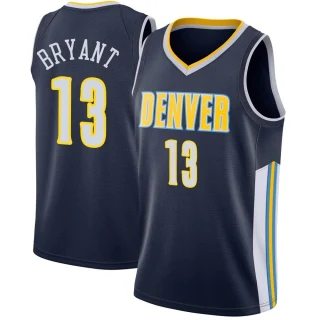 Men's Thomas Bryant Denver Nuggets Navy Swingman Jersey - Icon Edition