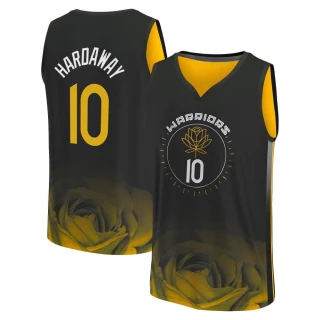 Men's Tim Hardaway Golden State Warriors Gold Fast Break Black 2022/23 City Edition Jersey