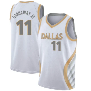 Men's Tim Hardaway Jr. Dallas Mavericks White Swingman 2020/21 Jersey - City Edition