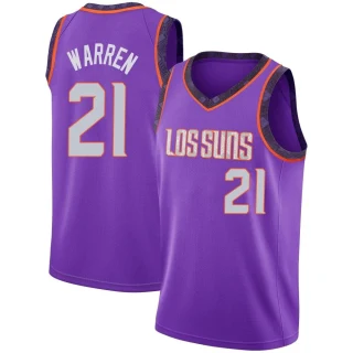 Men's T.J. Warren Phoenix Suns Purple Swingman 2018/19 Jersey - City Edition