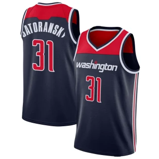 Men's Tomas Satoransky Washington Wizards Navy Swingman Jersey - Statement Edition
