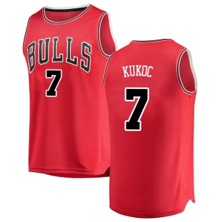 Men's Toni Kukoc Chicago Bulls Red Swingman Jersey - Icon Edition