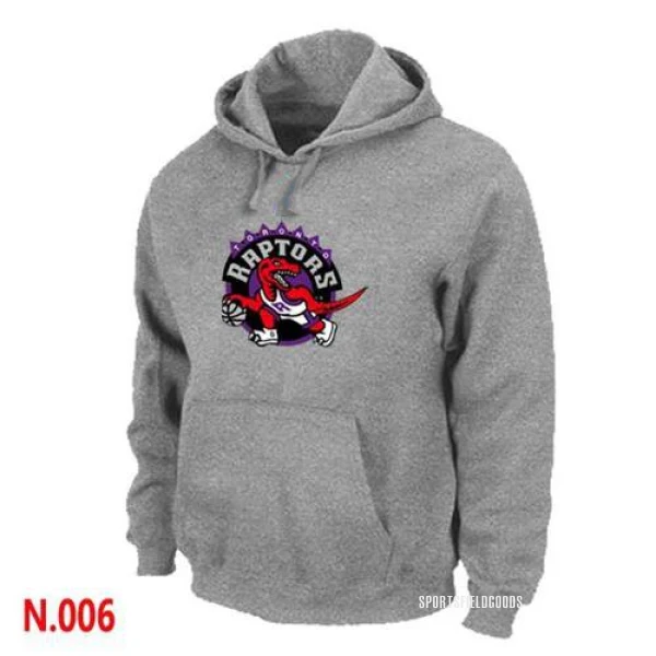 Men's Toronto Raptors Grey Pullover Hoodie -
