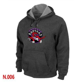 Men's Toronto Raptors Grey Pullover Hoodie - Dark