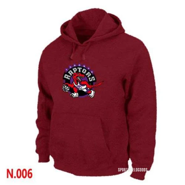 Men's Toronto Raptors Red Pullover Hoodie -