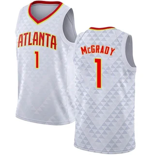 Men's Tracy McGrady Atlanta Hawks White Swingman Jersey - Association Edition