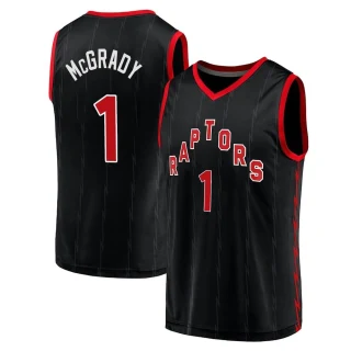 Men's Tracy McGrady Toronto Raptors Black Fast Break 2020/21 Jersey - Statement Edition