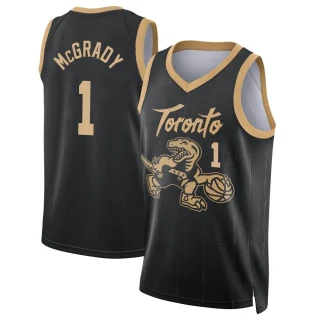 Men's Tracy McGrady Toronto Raptors Black Swingman 2021/22 City Edition Jersey