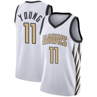 Men's Trae Young Atlanta Hawks White Swingman 2018/19 Jersey - City Edition