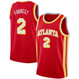 Men's Trent Forrest Atlanta Hawks Red Swingman 2020/21 Jersey - Icon Edition