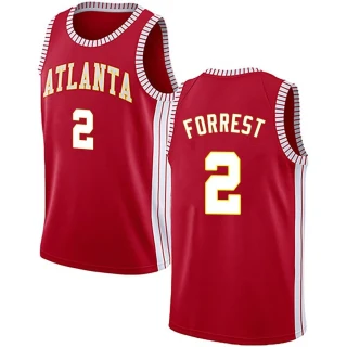 Men's Trent Forrest Atlanta Hawks Red Swingman Jersey - Statement Edition