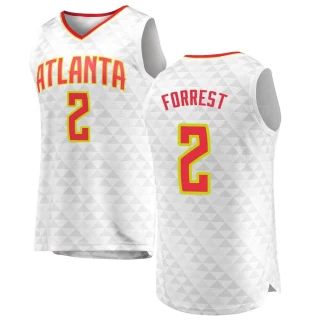Men's Trent Forrest Atlanta Hawks White Fast Break Jersey - Association Edition