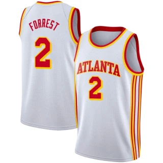 Men's Trent Forrest Atlanta Hawks White Swingman 2020/21 Jersey - Association Edition