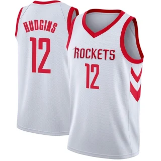 Men's Trevor Hudgins Houston Rockets White Swingman Jersey - Association Edition