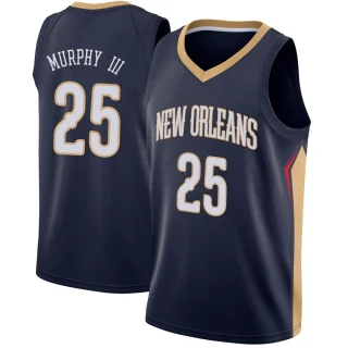 Men's Trey Murphy III New Orleans Pelicans Navy Swingman Jersey - Icon Edition
