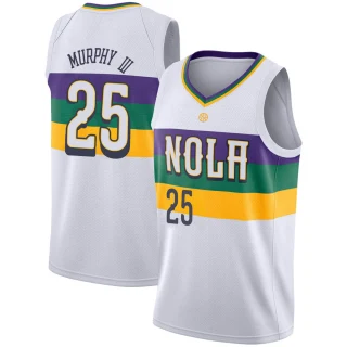 Men's Trey Murphy III New Orleans Pelicans White Swingman 2018/19 Jersey - City Edition