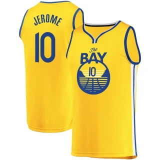 Men's Ty Jerome Golden State Warriors Gold Fast Break 2019/20 Jersey - Statement Edition