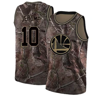 Men's Ty Jerome Golden State Warriors Gold Swingman Camo Realtree Collection Jersey