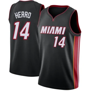 Men's Tyler Herro Miami Heat Black Swingman Jersey - Icon Edition