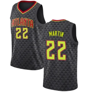 Men's Tyrese Martin Atlanta Hawks Black Swingman Jersey - Icon Edition