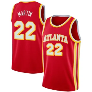 Men's Tyrese Martin Atlanta Hawks Red Swingman 2020/21 Jersey - Icon Edition