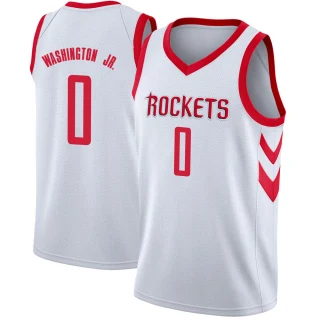 Men's TyTy Washington Jr. Houston Rockets White Swingman Jersey - Association Edition