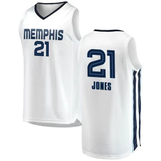 Men's Tyus Jones Memphis Grizzlies White Swingman 2018/19 Jersey - Association Edition