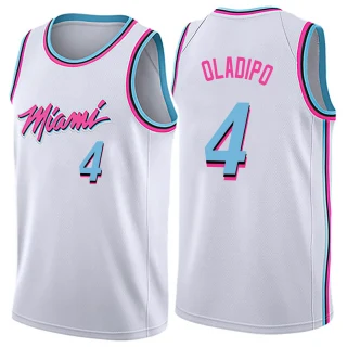 Men's Victor Oladipo Miami Heat White Swingman Jersey - City Edition