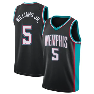Men's Vince Williams Jr. Memphis Grizzlies Black Swingman 2020/21 Hardwood Classics Jersey