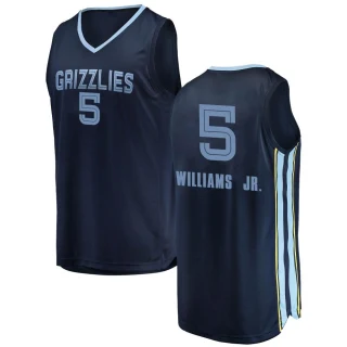 Men's Vince Williams Jr. Memphis Grizzlies Navy Swingman 2018/19 Jersey - Icon Edition