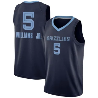 Men's Vince Williams Jr. Memphis Grizzlies Navy Swingman 2020/21 Jersey - Icon Edition