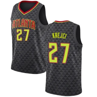 Men's Vit Krejci Atlanta Hawks Black Swingman Jersey - Icon Edition