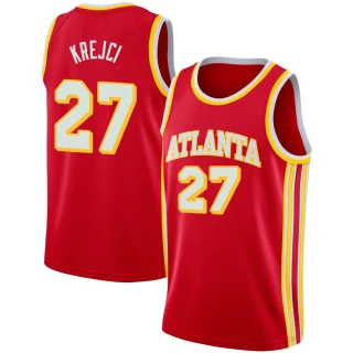 Men's Vit Krejci Atlanta Hawks Red Swingman 2020/21 Jersey - Icon Edition