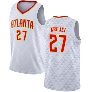 Men's Vit Krejci Atlanta Hawks White Swingman Jersey - Association Edition