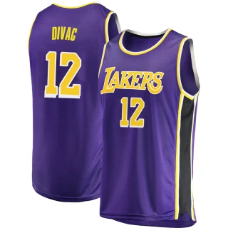 Men's Vlade Divac Los Angeles Lakers Purple Swingman 2018/19 Jersey - Statement Edition